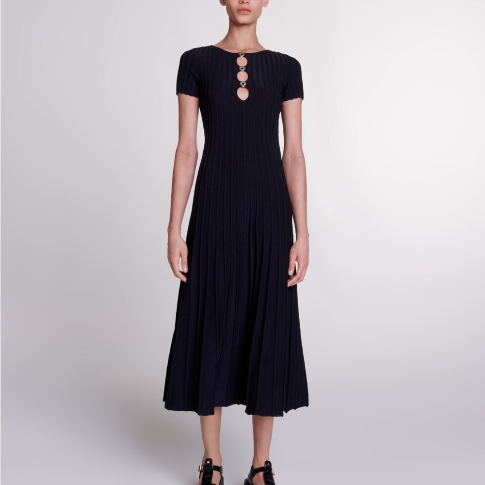 Maje Rib Knit Dress - Picture 3 of 4